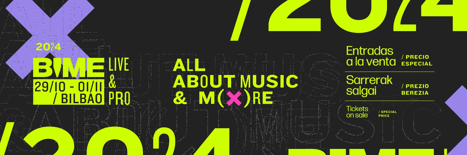 BIME Live 2024: Más de 100 actividades culturales durante diez días convertirán Bilbao en la capital iberoamericana de la música