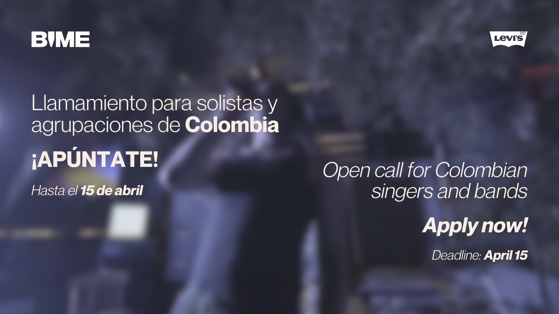 [CERRADA] BIME Live: Convocatoria dirigida a solistas y agrupaciones de Colombia para actuar en BIME Bogotá 2025