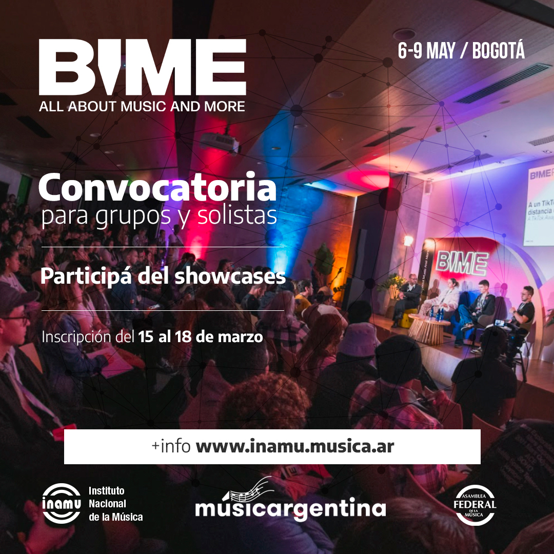 [CERRADA] BIME Live: Convocatoria dirigida a artistas de Argentina para actuar en BIME Bogotá 2025